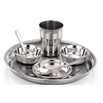 Steel-Thali-Set