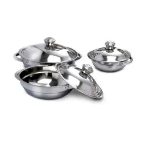 Steel Serving Dishes