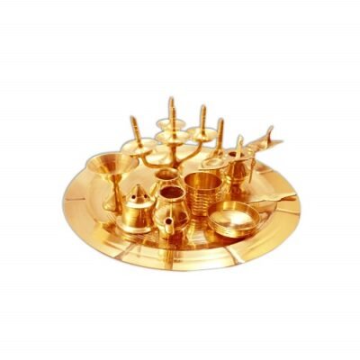Brass Ashtamangalyam Set